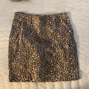 NWOT free people skirt size 2 cheetah print
